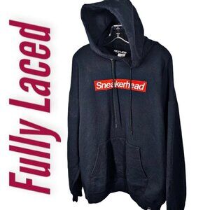 FULLY LACED Sneakerhead Logo Pullover Hoodie, Size XL